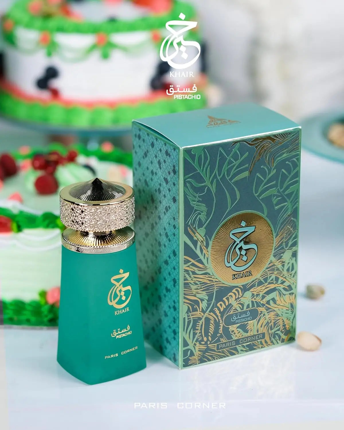 Paris Corner Unisex Perfume Pistachio Khair 3.4 Fl Oz Edp - Fragrance for Men And Women