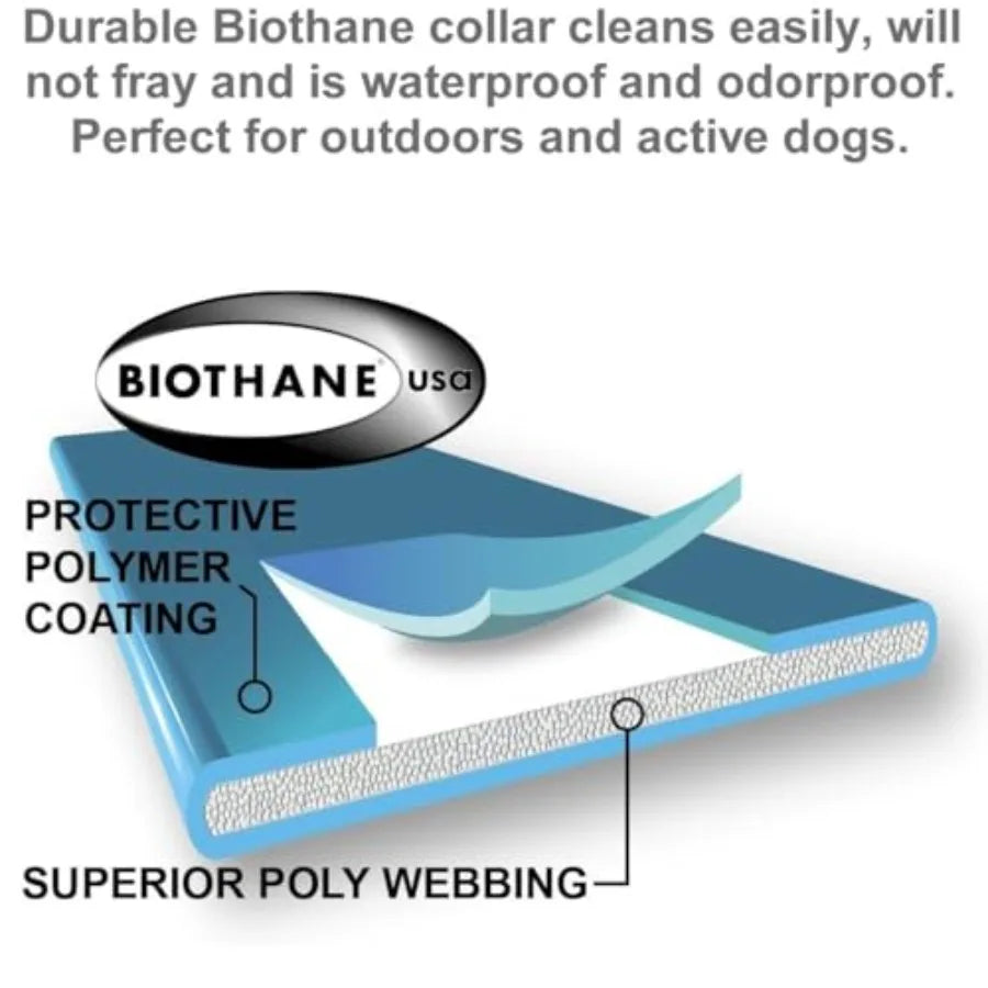 Add-A-Dog Receiver Collar for ET-300/ET-400/EZ-900/PE-900 training systems: yellow 3/4 Biothane strap, expands 1-dog to 2-dog s