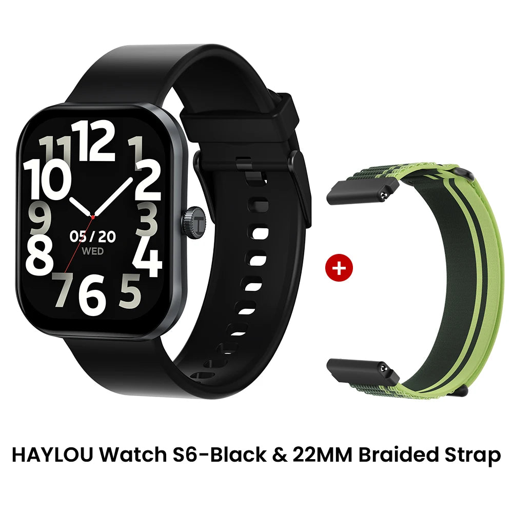 Haylou Watch S6 Smartwatch With Bluetooth Calling IP68 Waterproof
