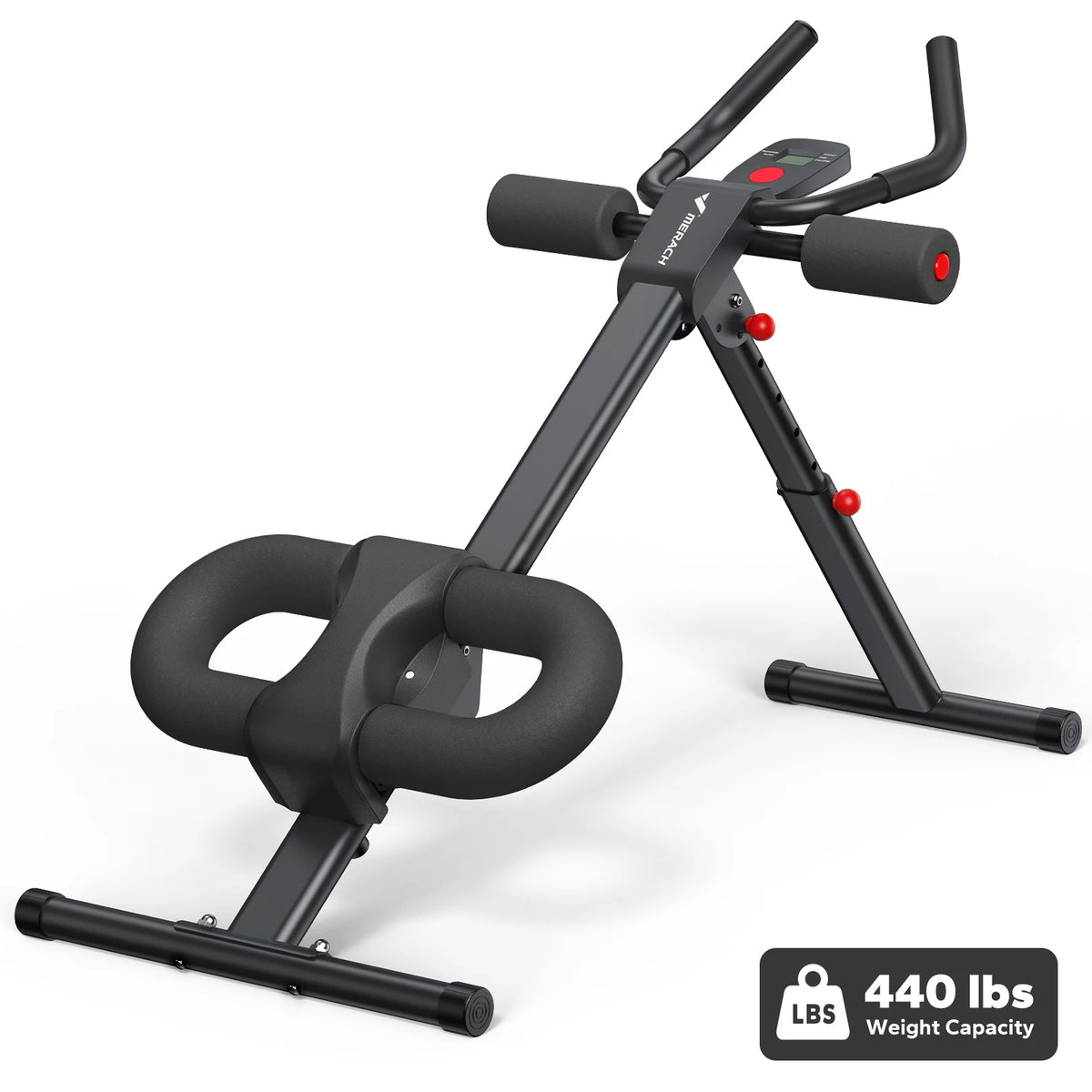 MERACH Abdominal Exercise Machine Adjustable Foldable Trainer Core Workout