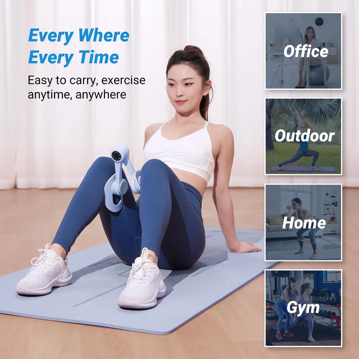 MERACH Thigh Trainer Pelvic Floor Muscle Exerciser For Inner Thighs