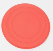 Soft Silicone Flying Saucer, Dog Chew Toy Training Frisbee, Bite-Resistant for Golden Retriever & Teddy Pet