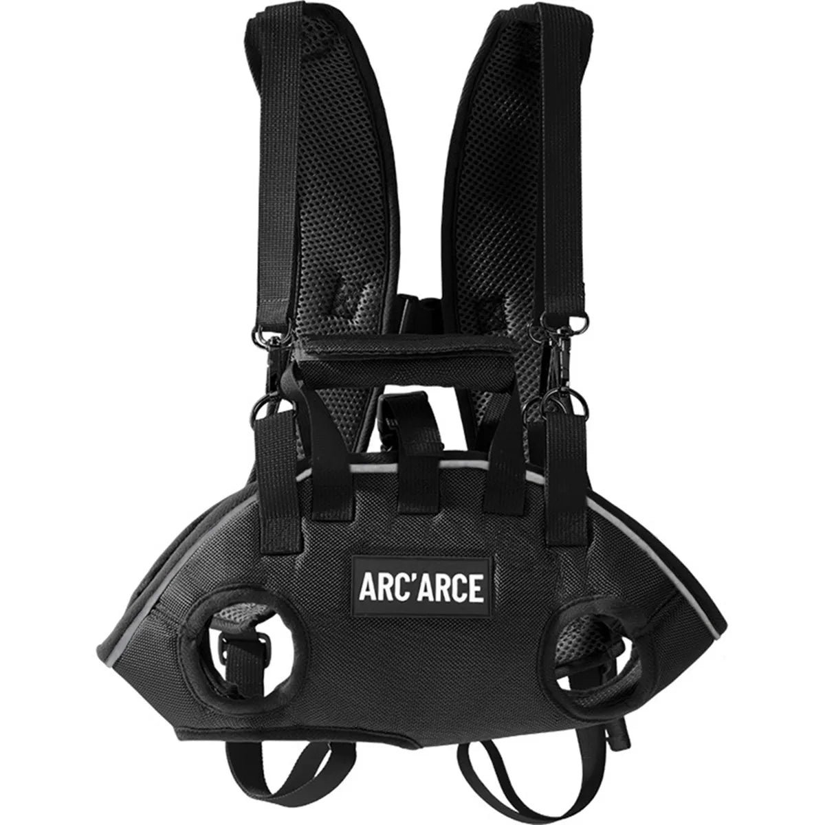 New dog backpack for outdoor use, double shoulder strap portable horizontal pet backpack with auxiliary straps, pet carrier for