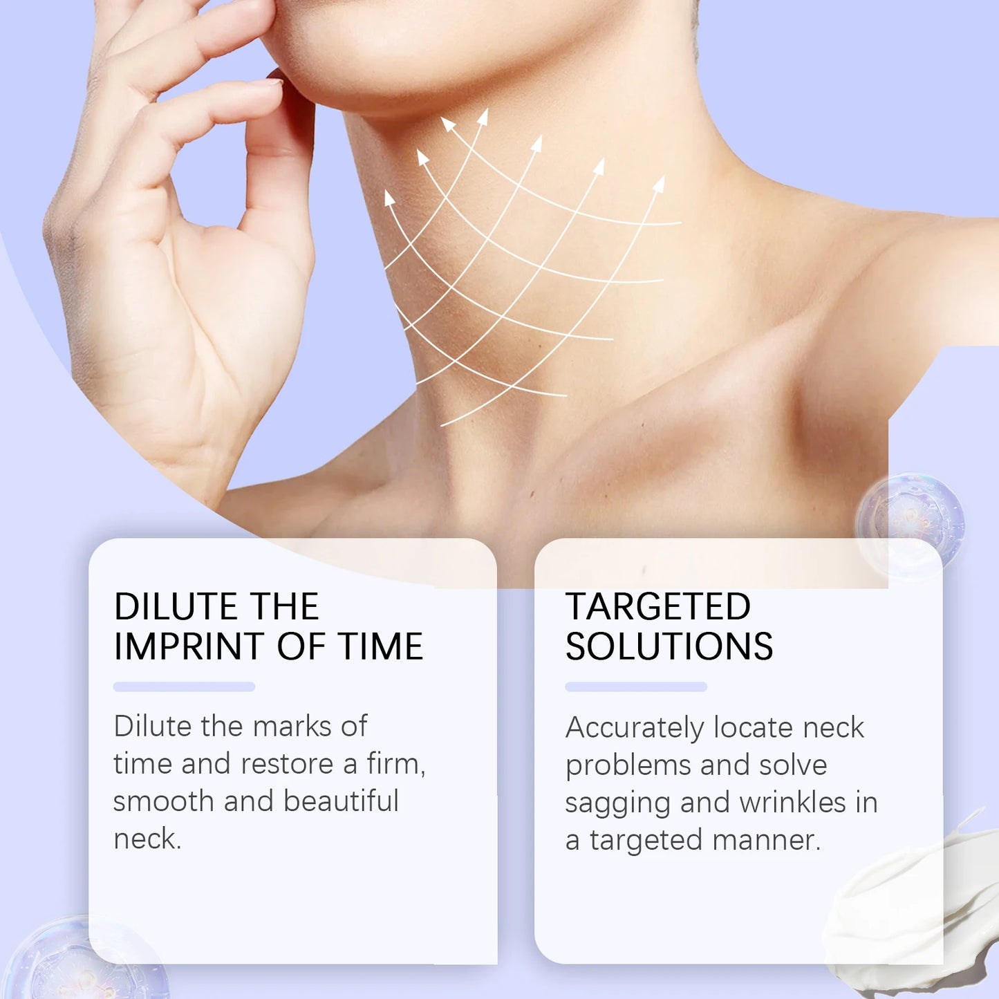 OUHOE Neck Cream Moisturizing Hydrating Moisturizing Downplaying Neck Lines Nourishing Lifting Firming Neck Rejuvenating Cream