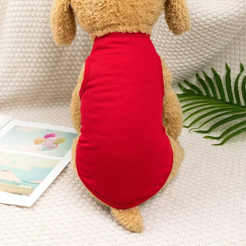 Wang Shan Meow Summer Dog Vest Shirt For Small Dogs