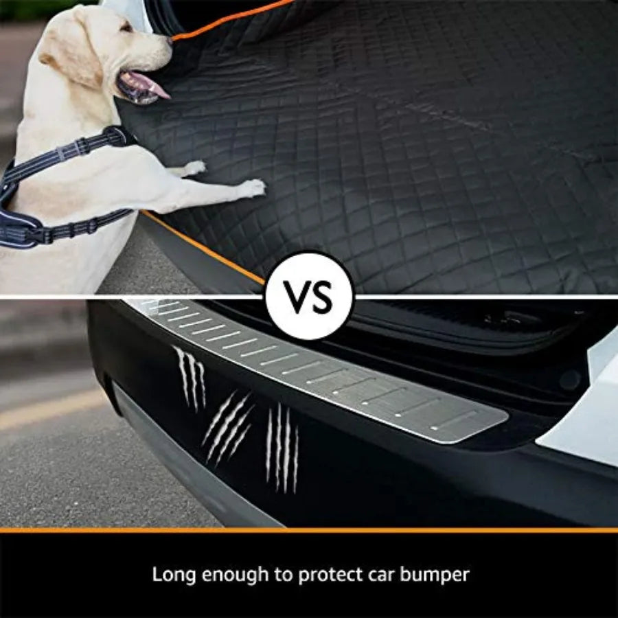 Cargo Liner for Dogs Waterproof Pet Cargo Covers for SUV with Bumper Flap Protection Heavy Duty Nonslip Dog Trunk Cargo Protect