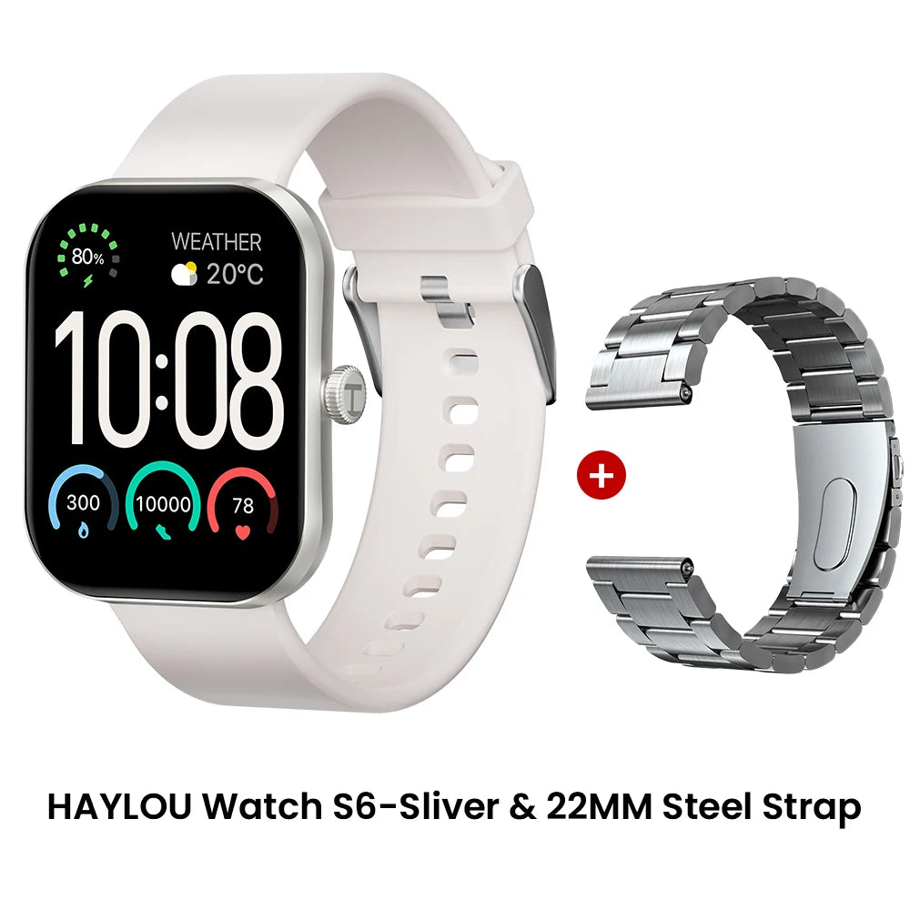 Haylou Watch S6 Smartwatch With Bluetooth Calling IP68 Waterproof