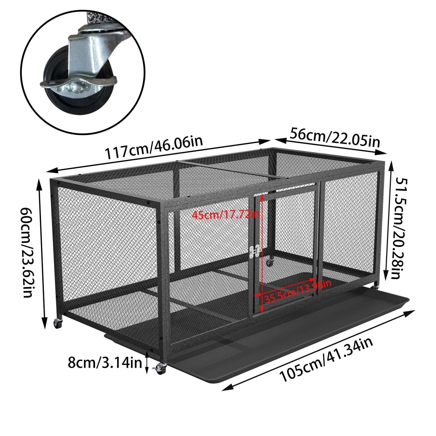 Outdoor Heavy Duty Metal Chicken Coop Walk-in Chicken Runs with Cover and Security Lock Hen House Duck Rabbit Cage Poultry Pen