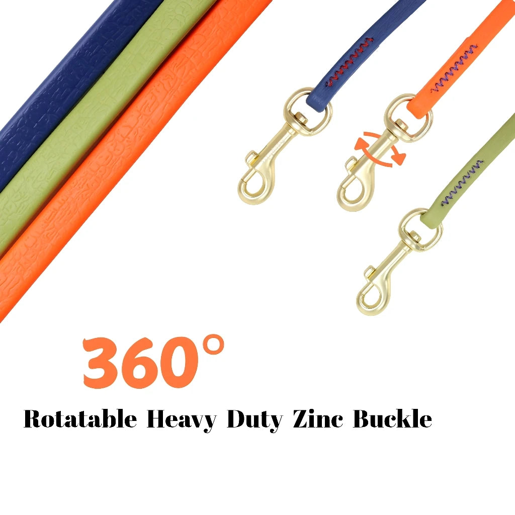 Heavy Duty Waterproof PVC Dog Leash Bite Resistant 1.5-9m Training Rope for Small Medium Large Dogs Anti-Slip Handle 7 Colors