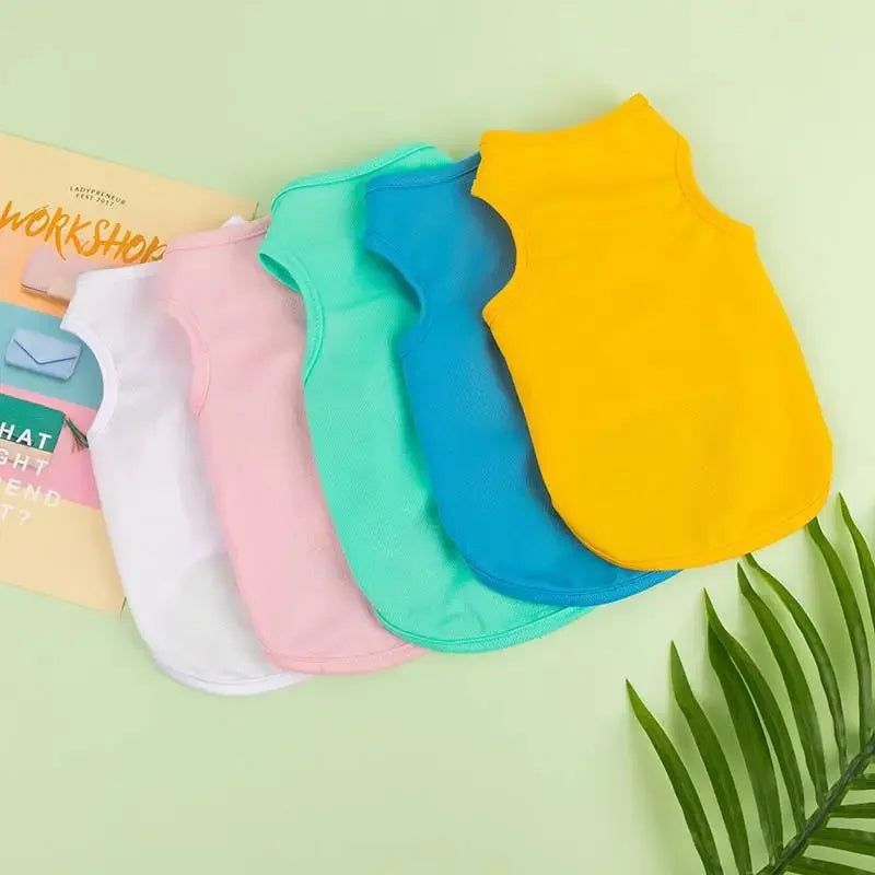 Wang Shan Meow Summer Dog Vest Shirt For Small Dogs
