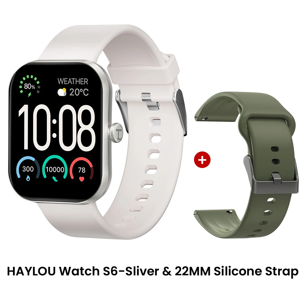 Haylou Watch S6 Smartwatch With Bluetooth Calling IP68 Waterproof
