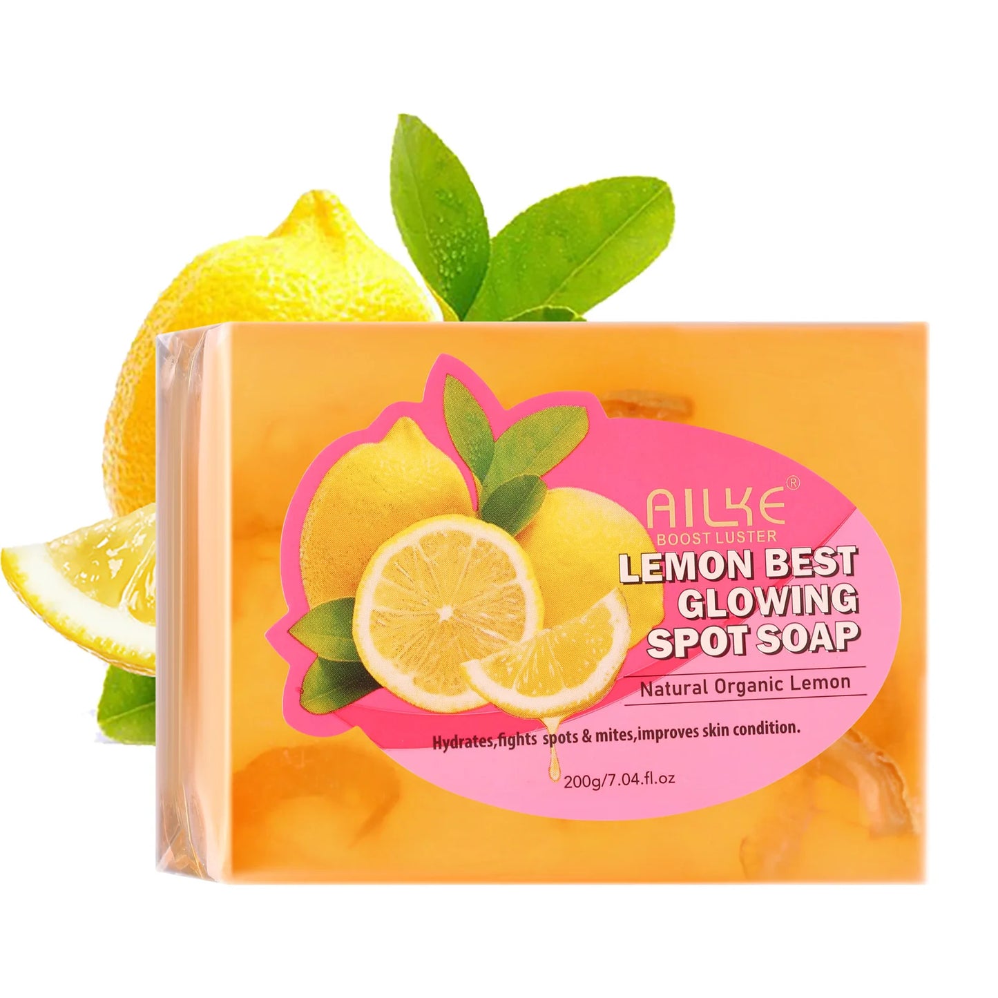AILKE Natural Skin Brightening Set for All Skin Types, Cleaning, Dark Spots and Acne Removal, Boost Radiance, Organic, Vegan