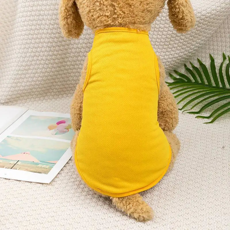 Wang Shan Meow Summer Dog Vest Shirt For Small Dogs