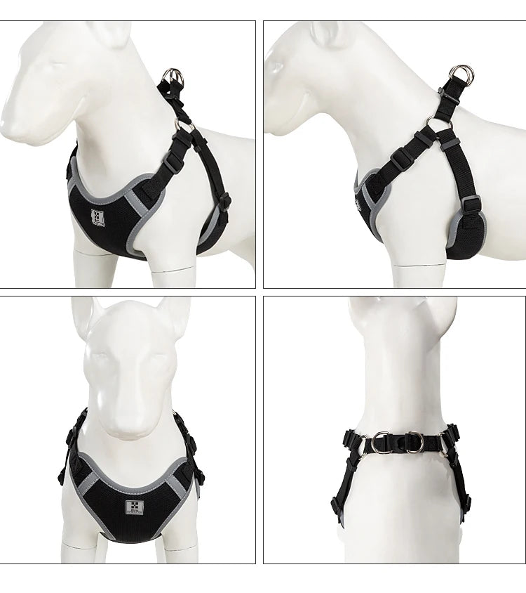 Cat Dog Harness Leash Set for Small Medium Dog Adjustable Pet Harness Reflective Breathable Outdoor Walking Pet accessories