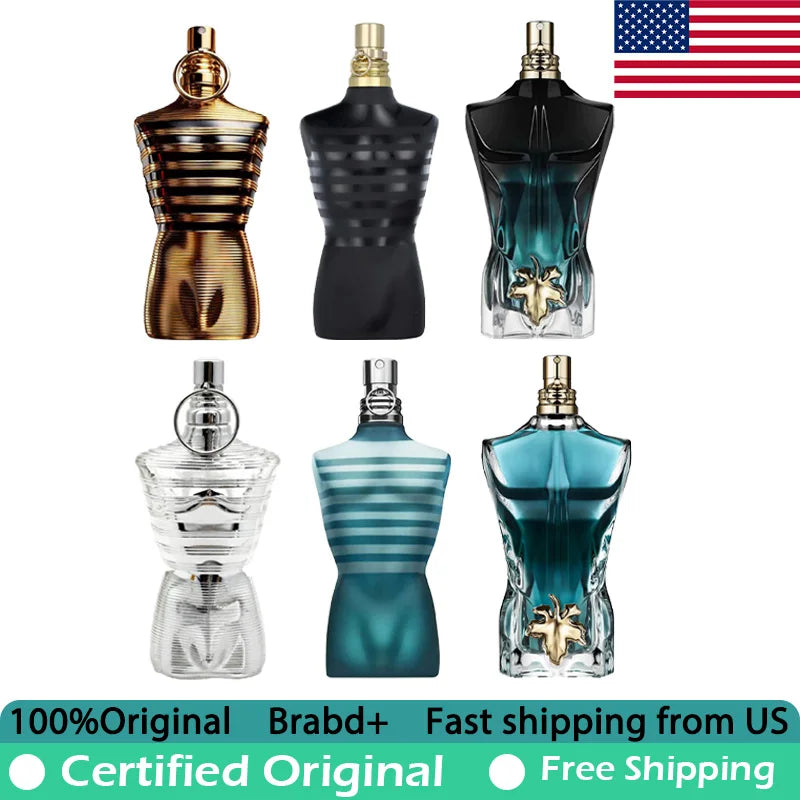Jean Paul Gaultier 6 Pieces 125 ML Eau de Parfum Spray 4.2 Oz French Perfume Natural Premium Lasting Oriental Pheromones Cologne