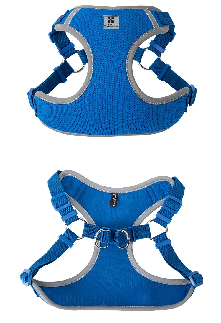 Cat Dog Harness Leash Set for Small Medium Dog Adjustable Pet Harness Reflective Breathable Outdoor Walking Pet accessories
