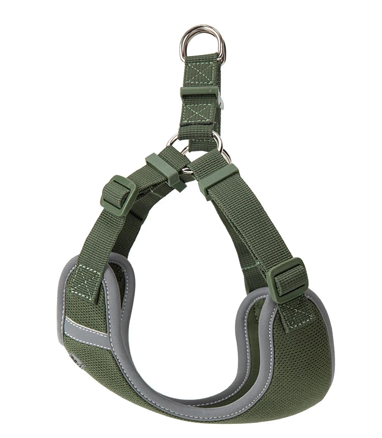 Cat Dog Harness Leash Set for Small Medium Dog Adjustable Pet Harness Reflective Breathable Outdoor Walking Pet accessories