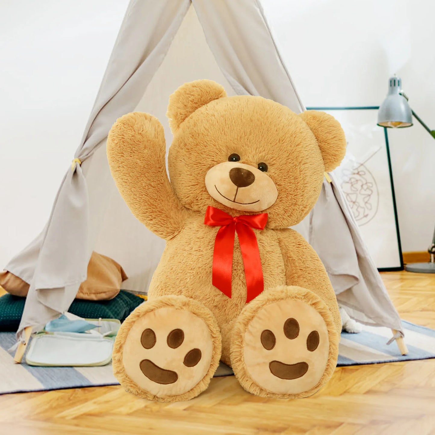 MorisMos Teddy Bear Plush Toy For Kids Gift Adorable Companion