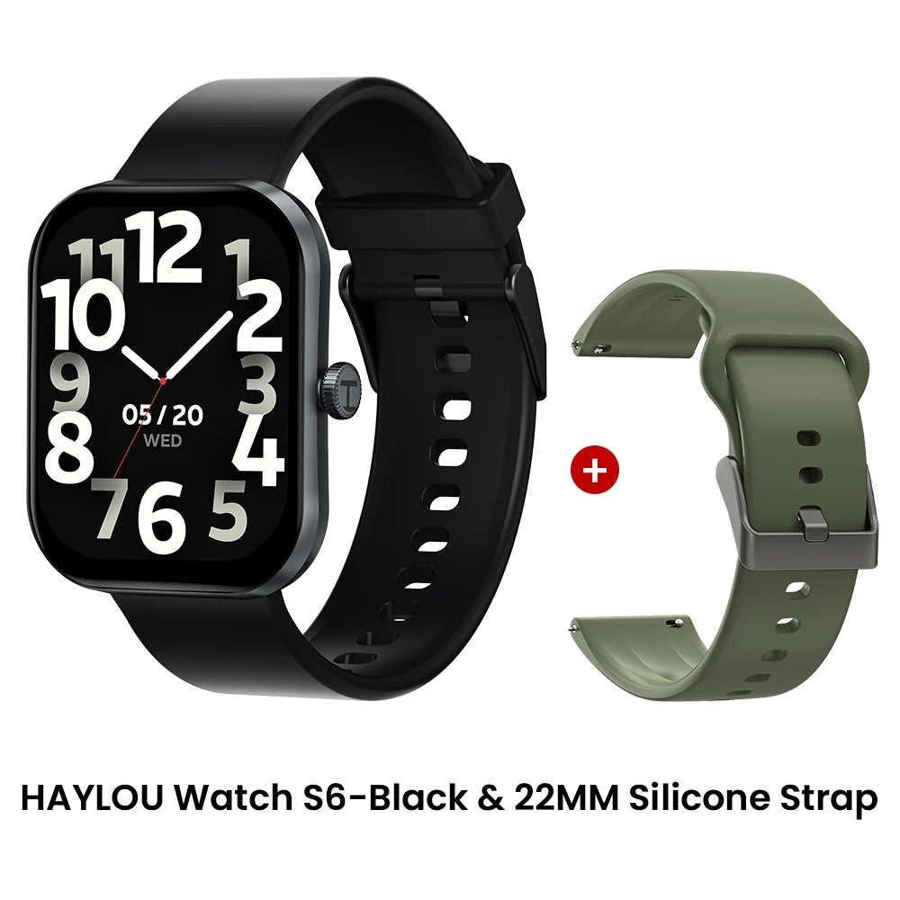 Haylou Watch S6 Smartwatch With Bluetooth Calling IP68 Waterproof