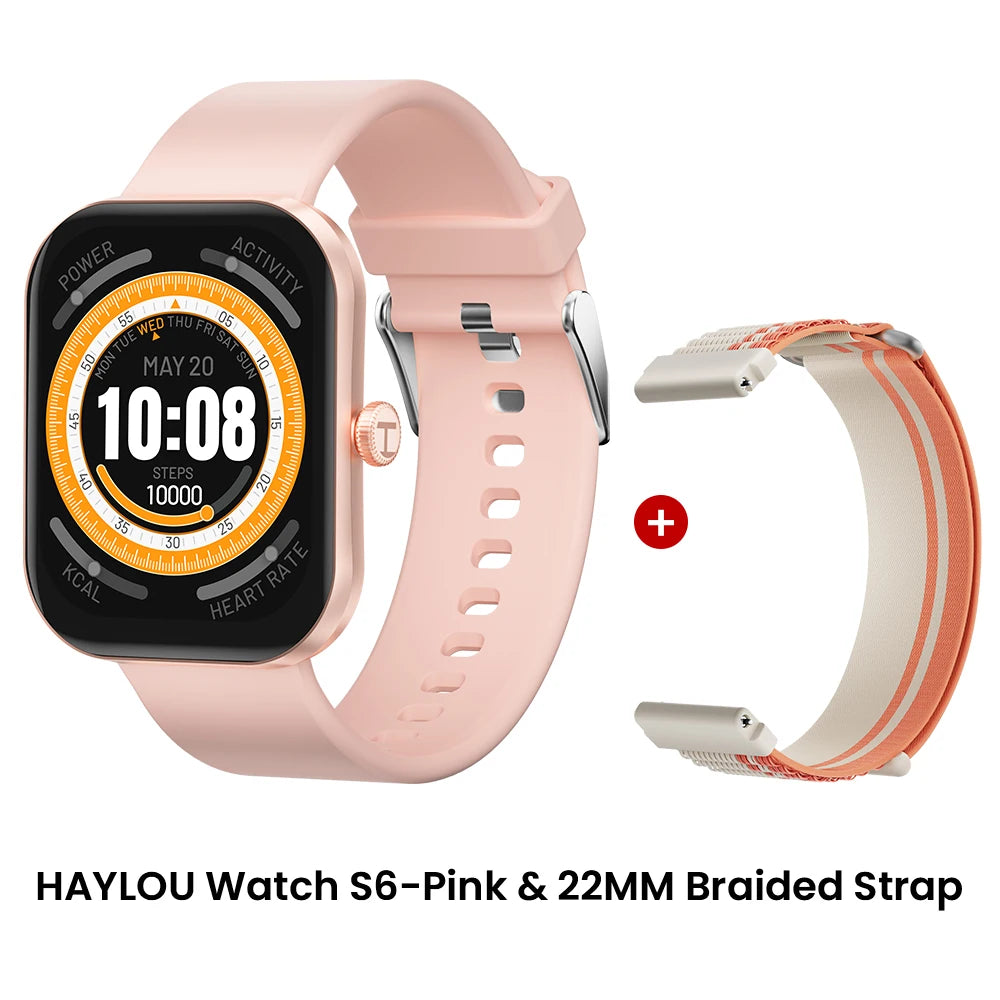 Haylou Watch S6 Smartwatch With Bluetooth Calling IP68 Waterproof