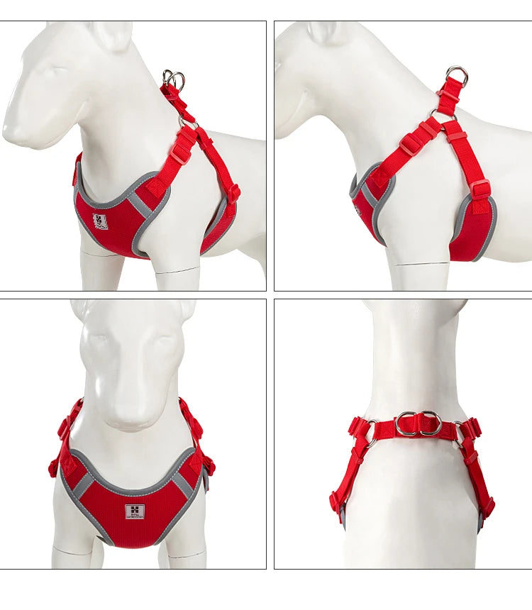 Cat Dog Harness Leash Set for Small Medium Dog Adjustable Pet Harness Reflective Breathable Outdoor Walking Pet accessories