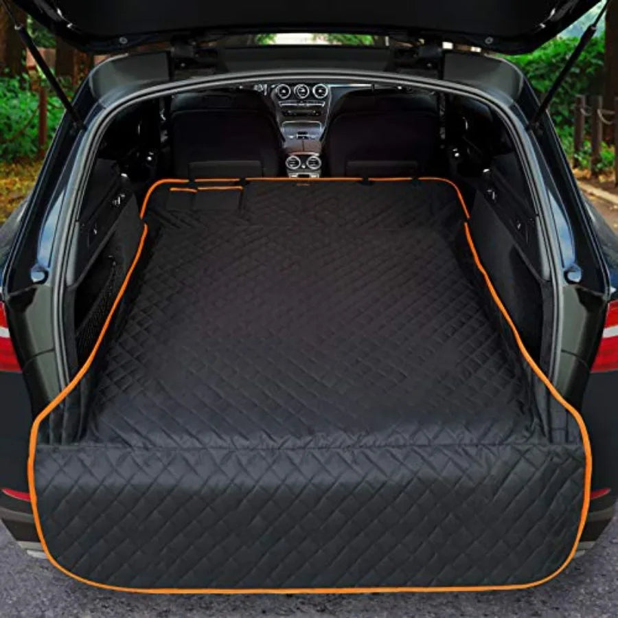 Cargo Liner for Dogs Waterproof Pet Cargo Covers for SUV with Bumper Flap Protection Heavy Duty Nonslip Dog Trunk Cargo Protect