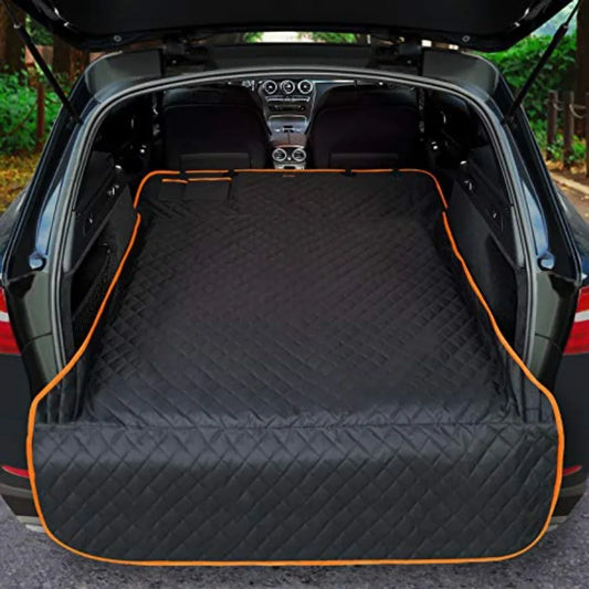 Cargo Liner for Dogs Waterproof Pet Cargo Covers for SUV with Bumper Flap Protection Heavy Duty Nonslip Dog Trunk Cargo Protect