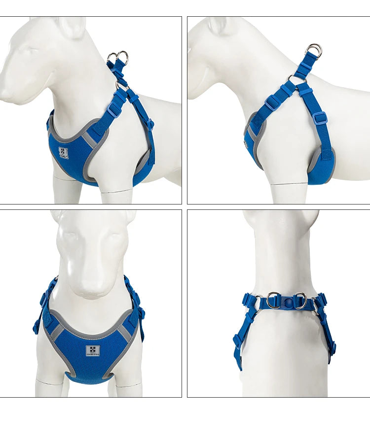 Cat Dog Harness Leash Set for Small Medium Dog Adjustable Pet Harness Reflective Breathable Outdoor Walking Pet accessories