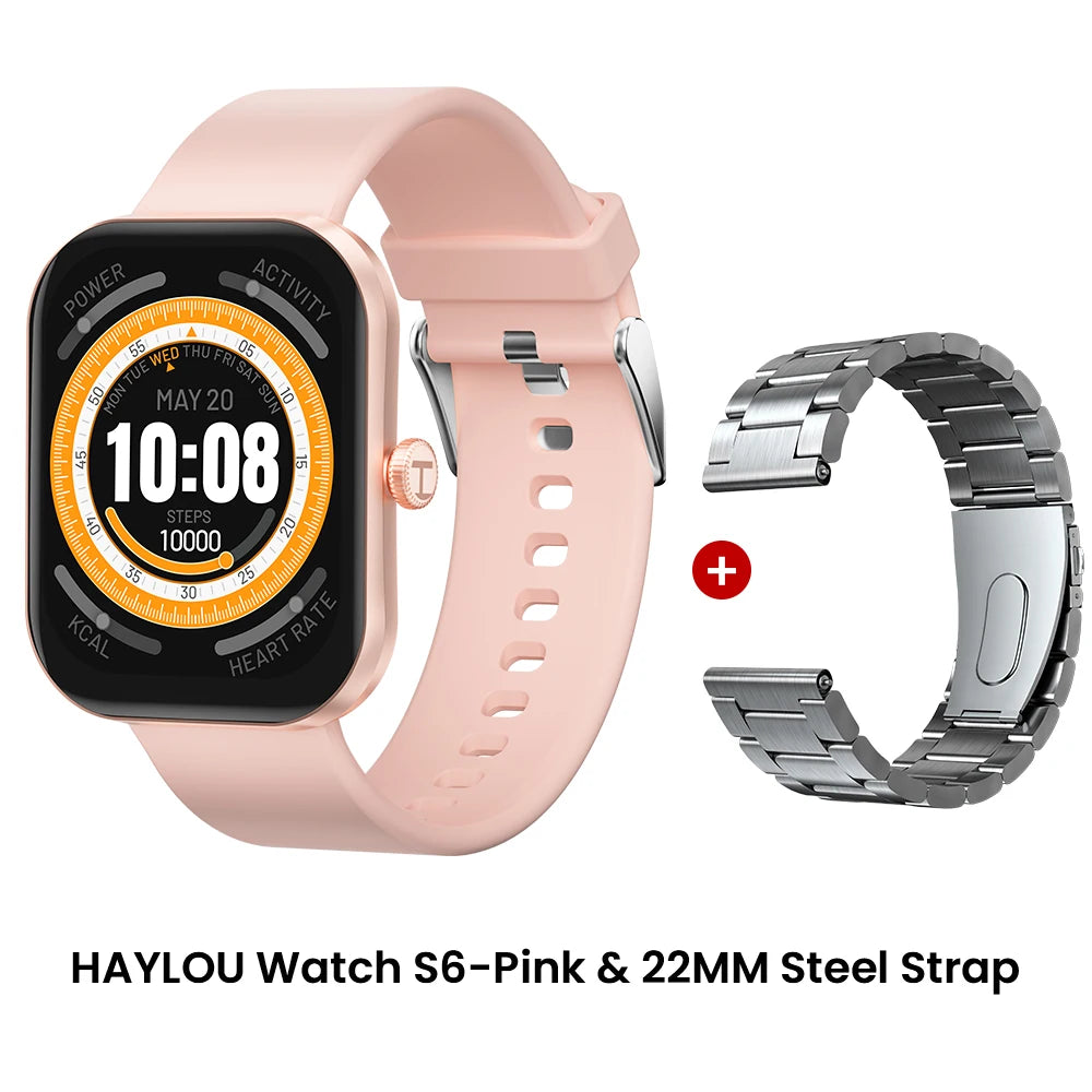 Haylou Watch S6 Smartwatch With Bluetooth Calling IP68 Waterproof