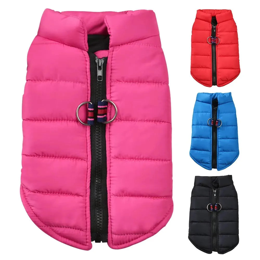 Winter Warm Pet Clothes For Small Dogs Windproof Pet Dog Coat Jacket Padded Clothing for Yorkie Chihuahua Puppy Cat Outfit Vest