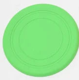 Soft Silicone Flying Saucer, Dog Chew Toy Training Frisbee, Bite-Resistant for Golden Retriever & Teddy Pet