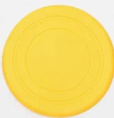 Soft Silicone Flying Saucer, Dog Chew Toy Training Frisbee, Bite-Resistant for Golden Retriever & Teddy Pet