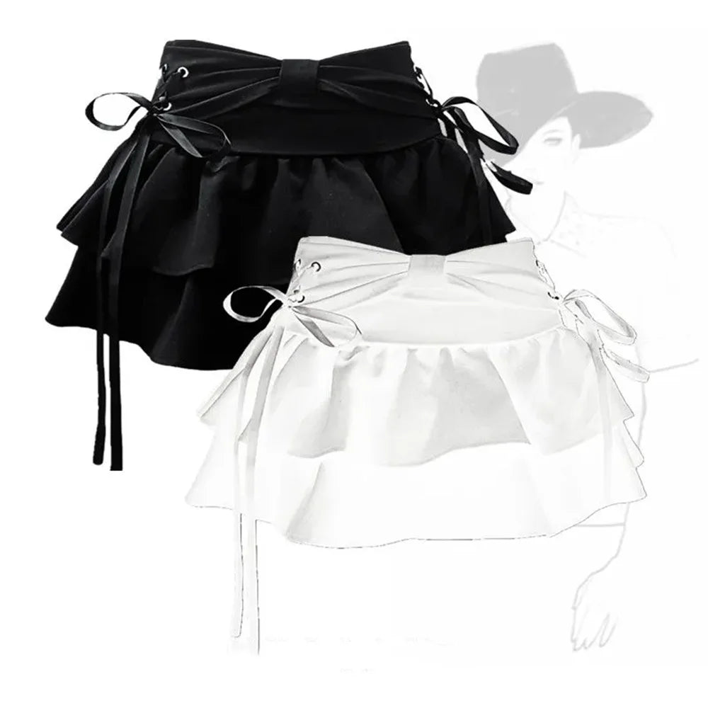 YKANGSCN Denim Mini Skirt For Women Gothic Streetwear A Line