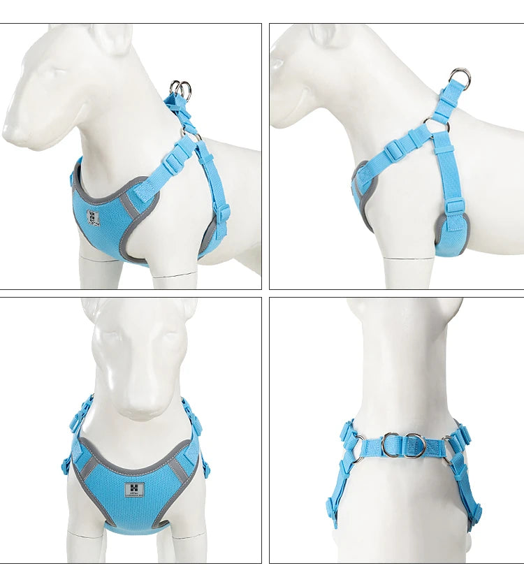 Cat Dog Harness Leash Set for Small Medium Dog Adjustable Pet Harness Reflective Breathable Outdoor Walking Pet accessories