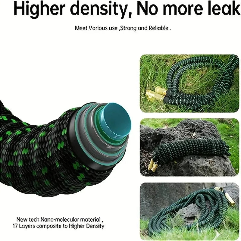1Pcs 50FT/75FT/100FT Garden Telescopic Hose Expandable Multifunctional Water Gun High-Pressure Watering Gardening Tools