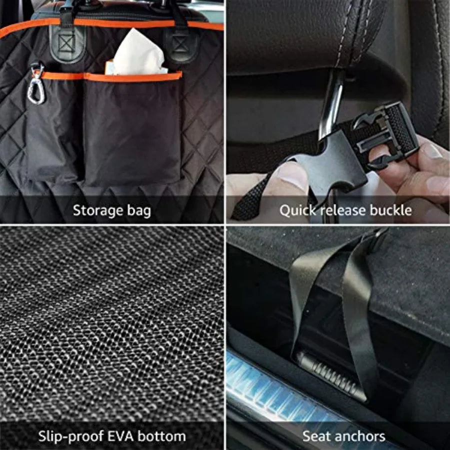 Cargo Liner for Dogs Waterproof Pet Cargo Covers for SUV with Bumper Flap Protection Heavy Duty Nonslip Dog Trunk Cargo Protect