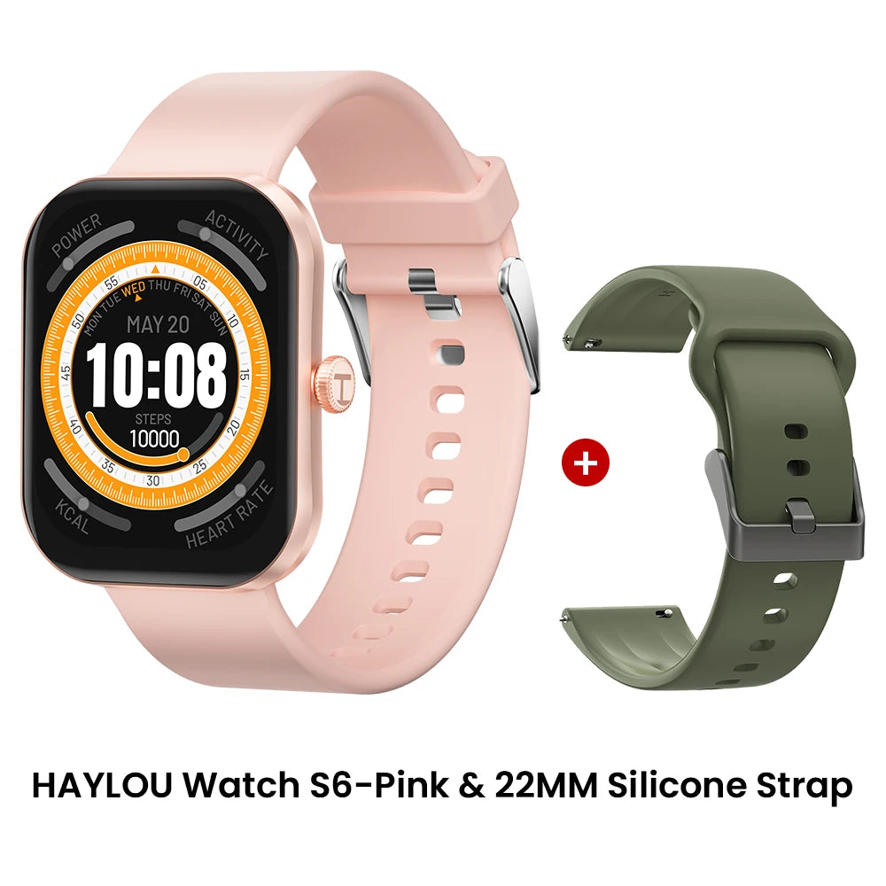 Haylou Watch S6 Smartwatch With Bluetooth Calling IP68 Waterproof