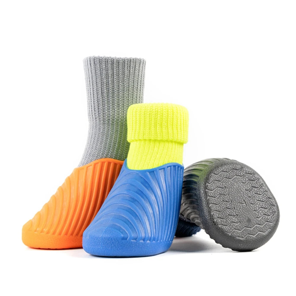 Outdoor Dog Boots Paw Protector Waterproof Anti Slip Shoes