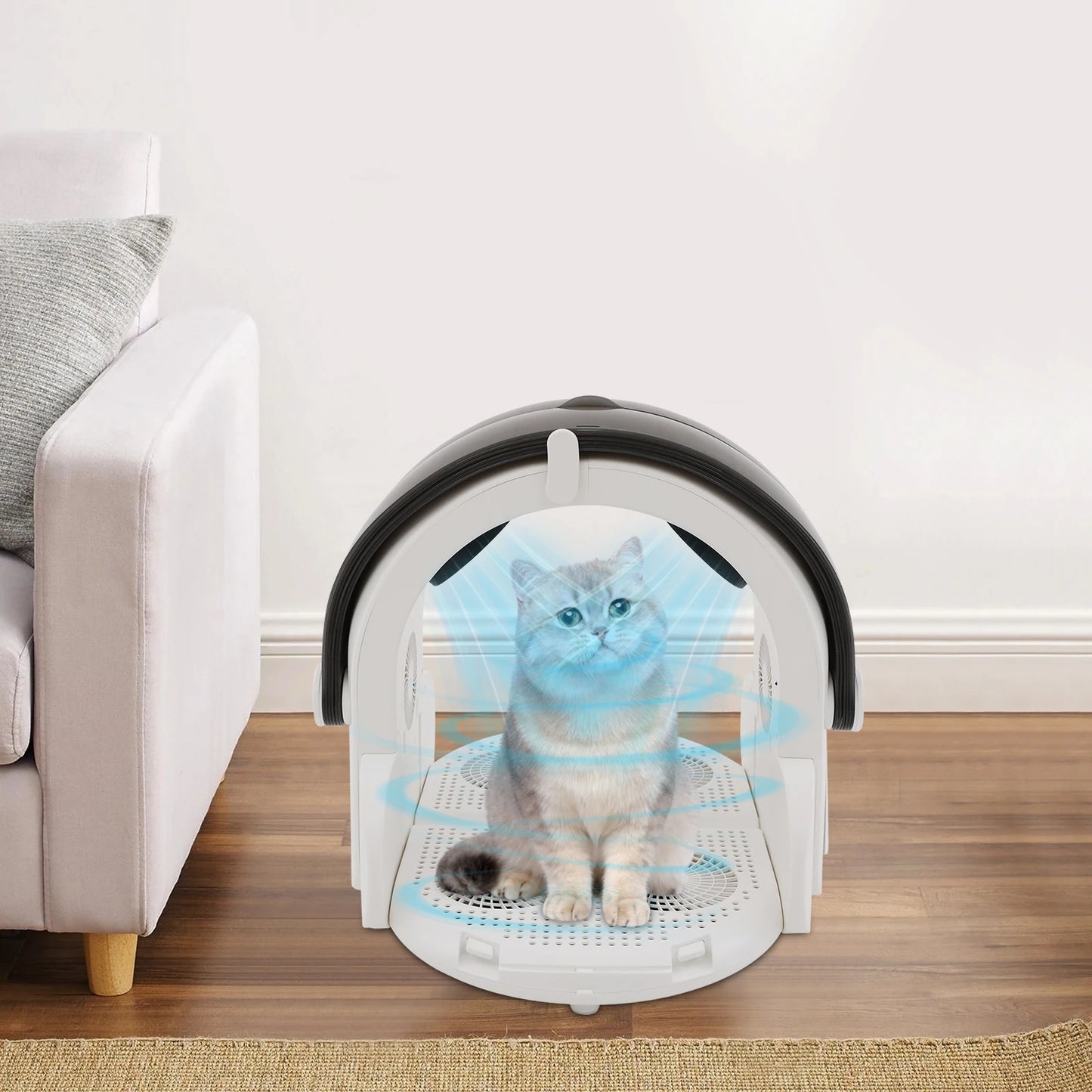 Foldable Pet Dryer Box for Cats and Small Dogs Portable Home Use